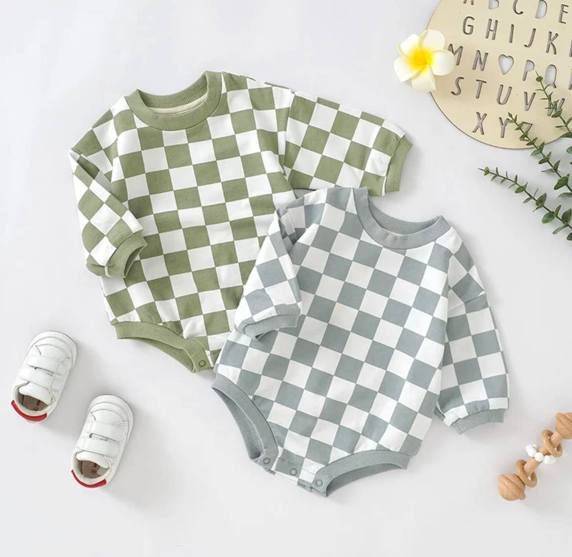 Checkerboard Bubble Sweatshirt