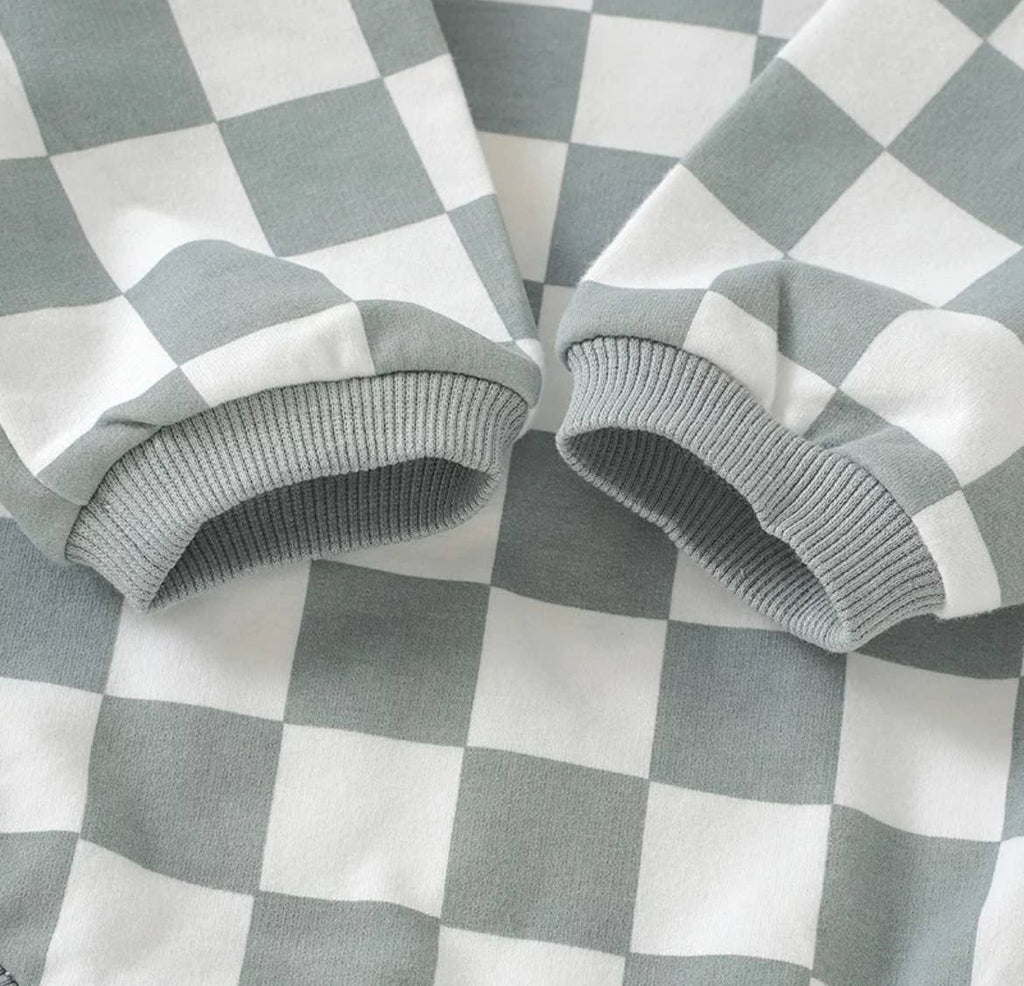 Checkerboard Bubble Sweatshirt
