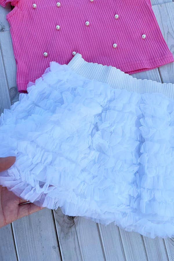 White Ruffle Tutu