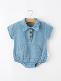 Denim Short Sleeve Bubble