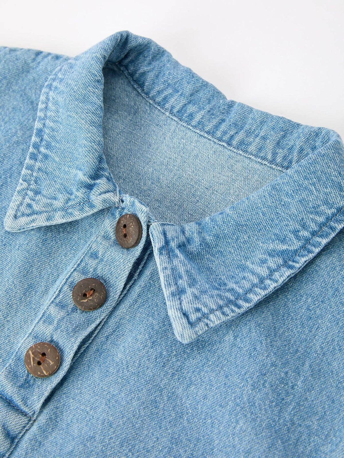Denim Short Sleeve Bubble