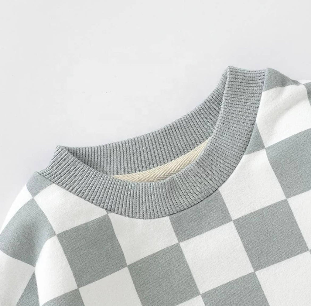 Checkerboard Bubble Sweatshirt