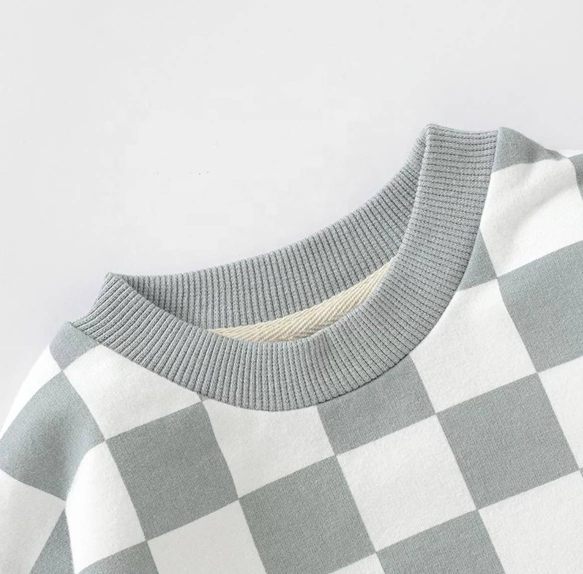 Checkerboard Bubble Sweatshirt
