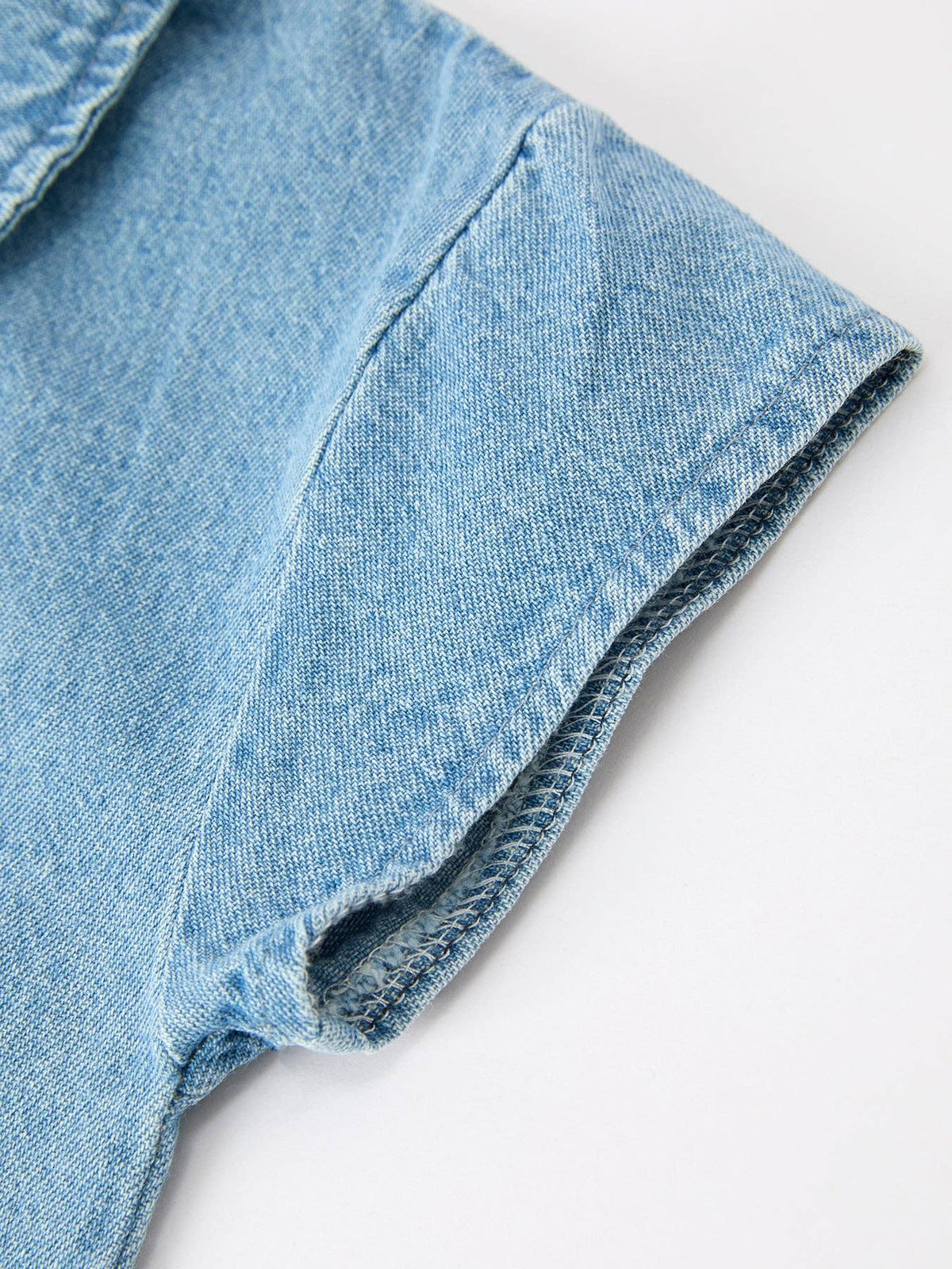 Denim Short Sleeve Bubble