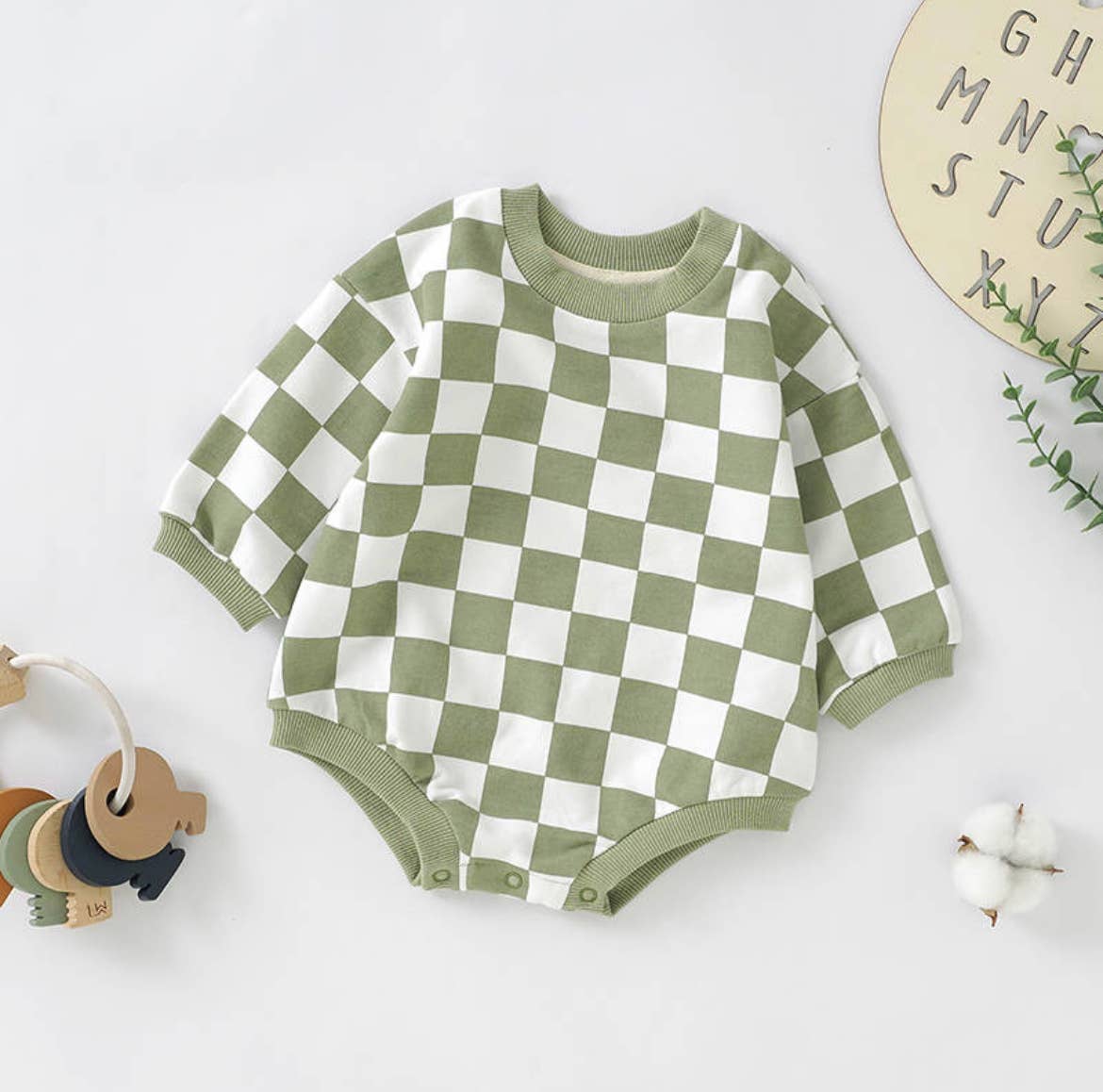 Checkerboard Bubble Sweatshirt