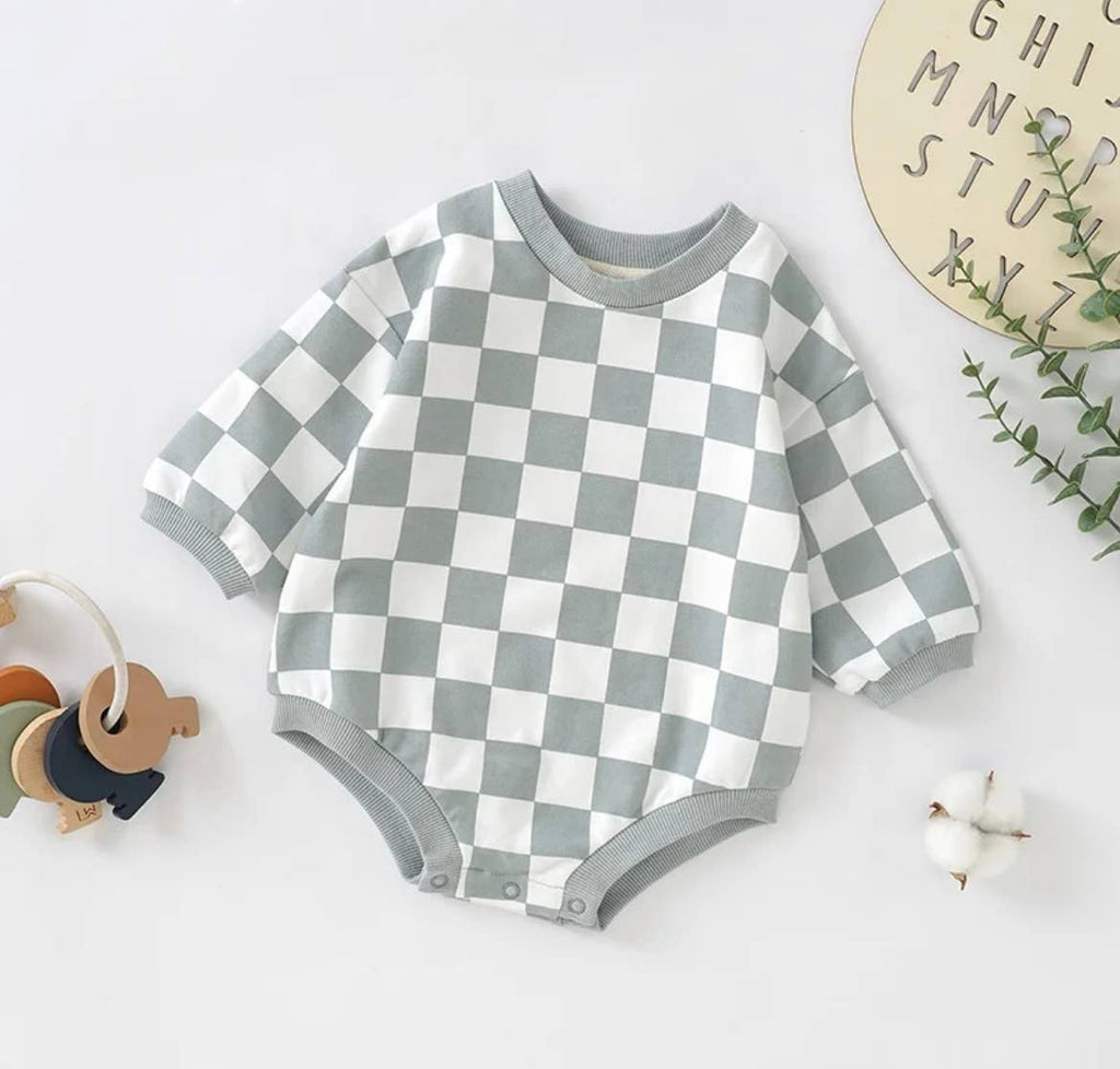 Checkerboard Bubble Sweatshirt